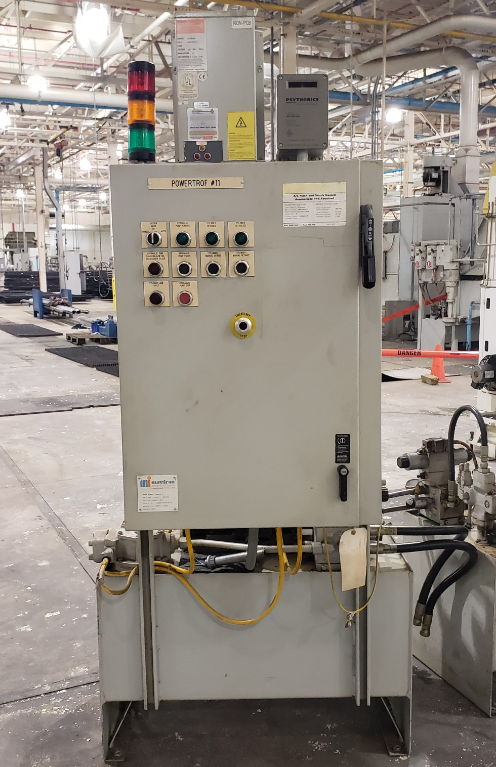 Rexroth 30 Gallon 15 Hp Hydrualic Unit With Control Pannel